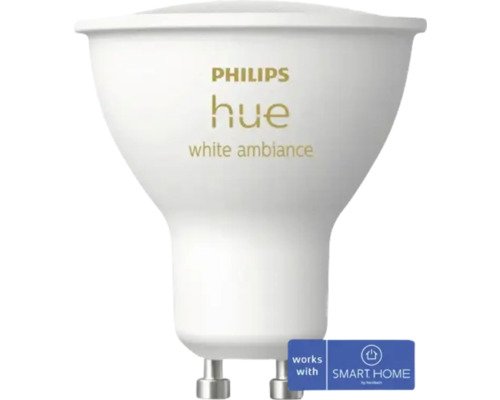 Philips hue Reflektorlampe dimmbar WA GU10 4,2 W 400 lm