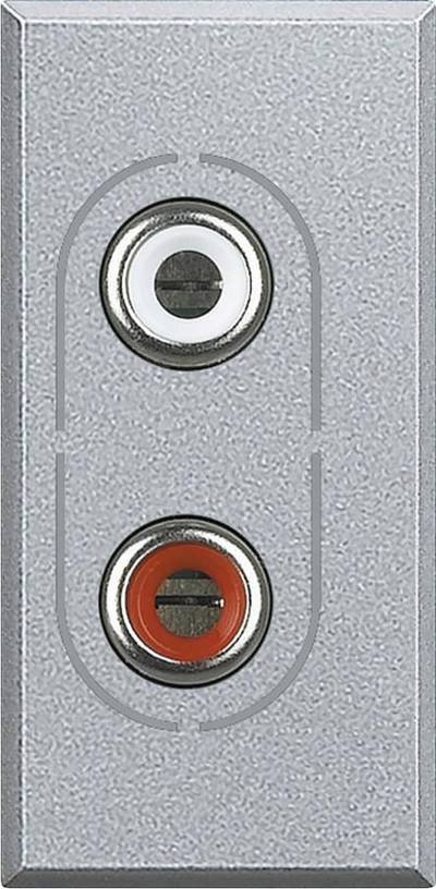 Legrand Cinch-Anschlussdose Axolute Aluminium HC4281 1 St.