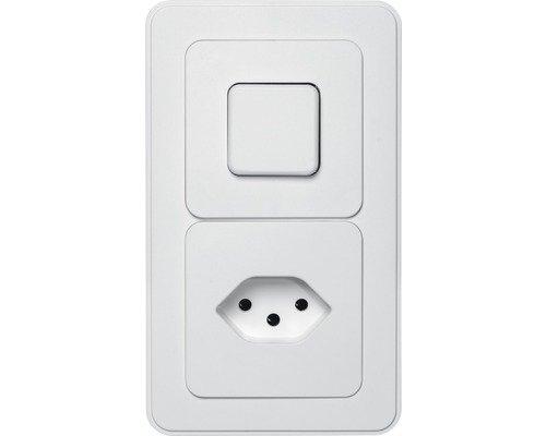 Mica4you UP Kombination Wechselschalter SCH3/1xT13 weiss
