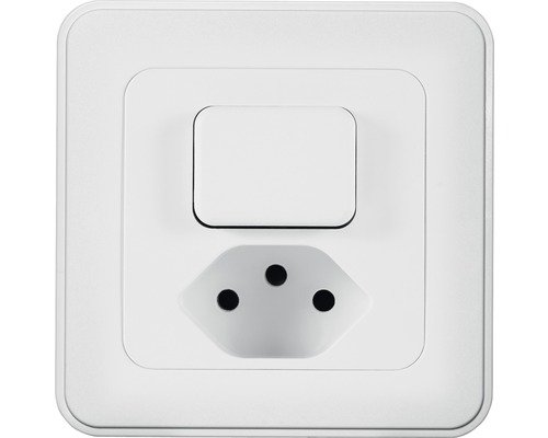 Mica4you UP Kombination Wechselschalter SCH3/T13 weiss