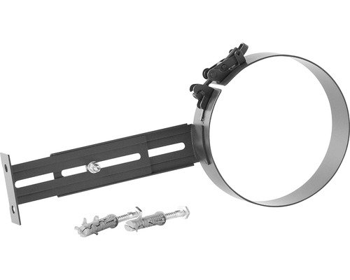 Rohrhalterung Bertrams Ø 180 mm gussgrau
