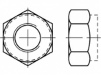 TOOLCRAFT TO-5379561 Sechskantmuttern M6 Edelstahl A4 1000 St.