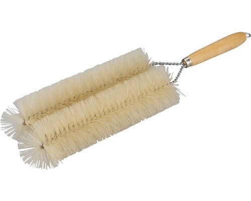 Bümag Heizkörperbürste doppelt mit Holzgriff