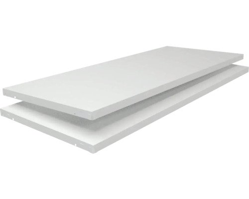 Schulte Regalboden weiß 120 x 3,5 x 50 cm 2er-Pack Stecksystem
