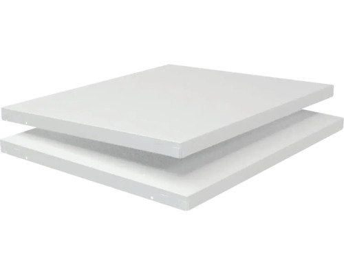 Schulte Regalboden weiss 60 x 3,5 x 50 cm 2er-Pack Stecksystem