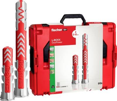 Fischer 558627 DUOPOWER Dübel-Sortimentsbox 910 Teile