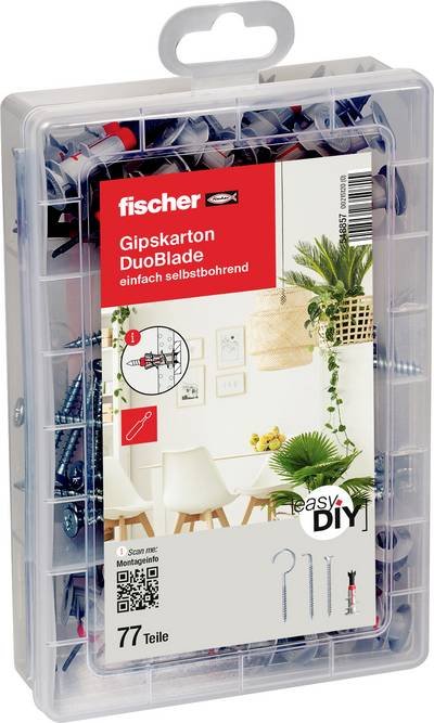 Fischer 548857 Meister-Box DUOBLADE Dübel-Sortimentsbox 1 Set