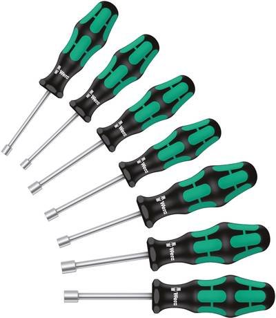 Wera 395 HO/7 SM Werkstatt Schraubendreher-Set 7teilig Außen-Sechskant