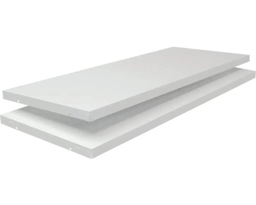 Schulte Regalboden weiss 100 x 4 x 40 cm 2er-Pack Stecksystem