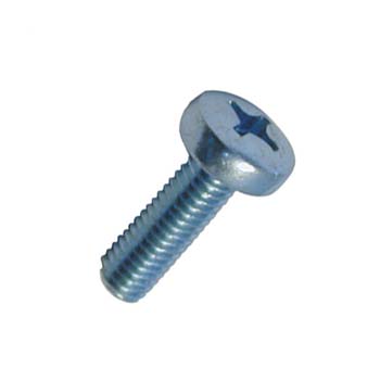 Tornillo din-7985 de cabeza cilíndrica abombada con hueco cruciforme, de acero cincado y rosca métrica. - Rationalstock.es
