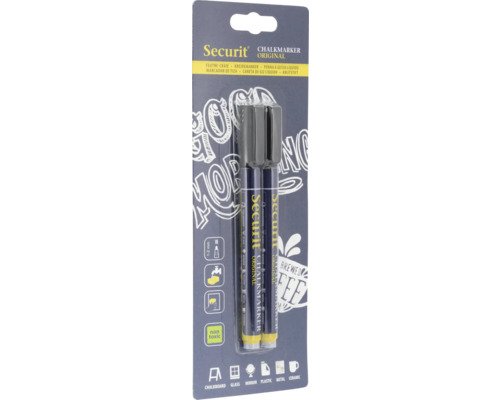 Kreidestifte Rundspitze 1-2 mm schwarz 2 Stk.