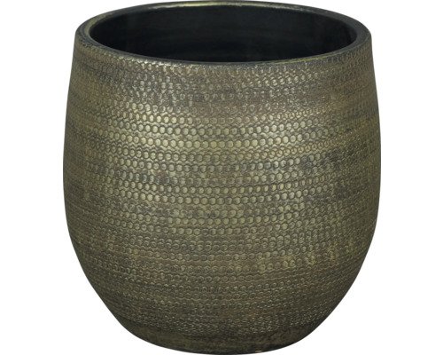 Passion for Pottery Übertopf Boaz Ø 29 H 26 cm braun