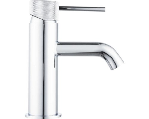 form&style Waschtischarmatur KUDA S chrom mit Push-Open-Ablaufventil