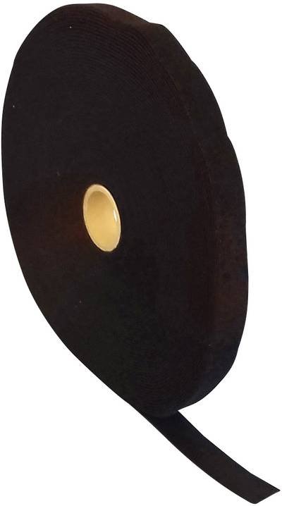 FASTECH® T0601599991125 Klettband zum Bündeln Haft- und Flauschteil (L x B) 25000 mm x 15 mm Schwarz 25 m