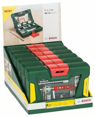 V-Line Box, Bohrer- und Bit-Set, 48-teilig, Magnetstab