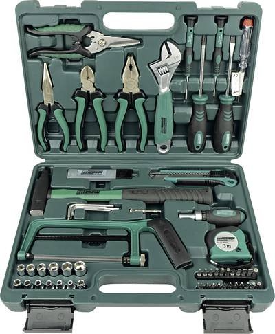 Brüder Mannesmann M29074 M29074 Werkzeugset Heimwerker im Koffer