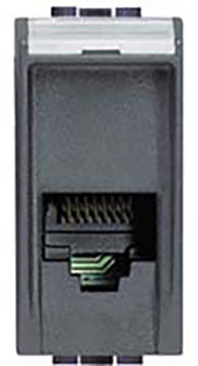 Legrand RJ11-Anschluß Living&Light Anthrazit L4258/11N 1 St.