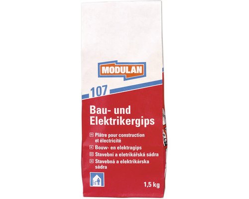 MODULAN 107 Bau- und Elektrikergips weiss 1,5 kg