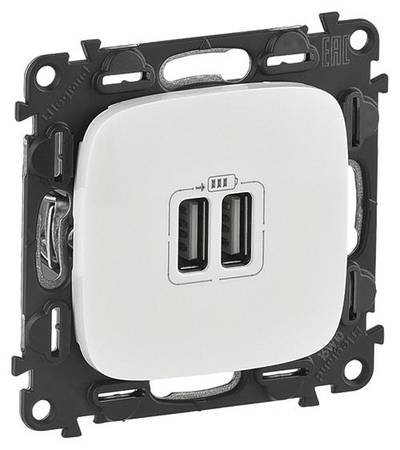 Legrand USB-Steckdose Valena Life Allure Weiß 754995 1 St.