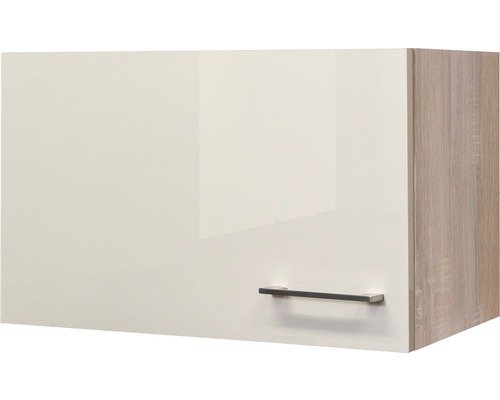 Hängeschrank Flex Well Nepal BxHxT 60x32x32 cm Frontfarbe kaschmir glänzend - Korpusfarbe sonoma eiche