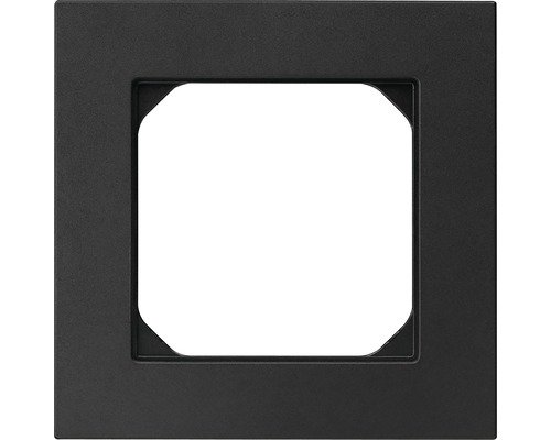 Abdeckrahmen K Pro 1fach schwarz