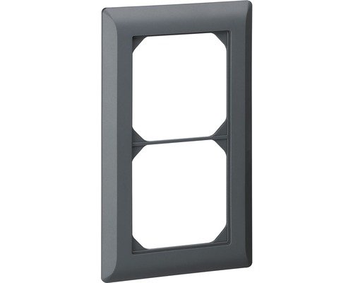 Abdeckrahmen K Line 2fach anthrazit