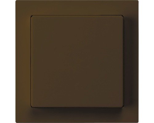 Frontplatte Druckschalter braun