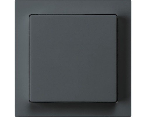 Frontplatte Druckschalter anthrazit