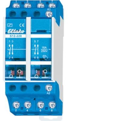 Stromstoß-Schalter Hutschiene Eltako S12-220-230V 2 Öffner, 2 Schließer 230 V/AC 16 A 2300 W 1 St.