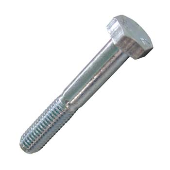 Tornillo din-931 de cabeza hexagonal, parcialmente roscado, de acero (8.8) cincado y rosca métrica. - Rationalstock.es