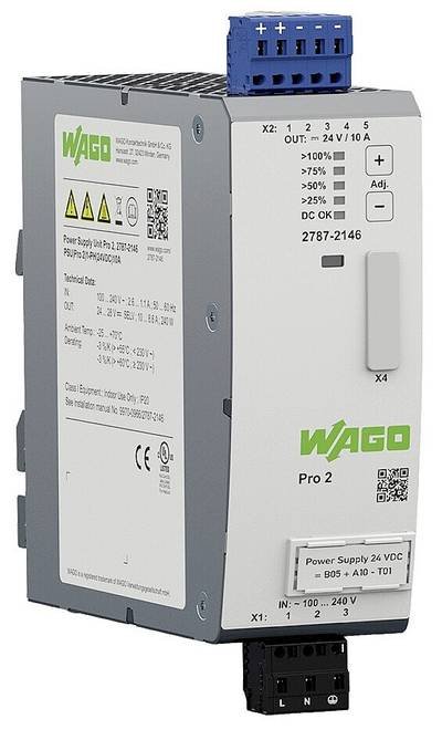 WAGO 2787-2154 Stromversorgungsgehäuse 2.5 A 120 W Inhalt 1 St.