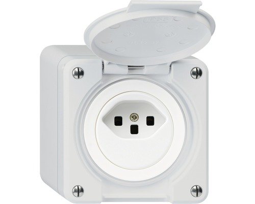 Steckdose Robusto T23 lichtgrau