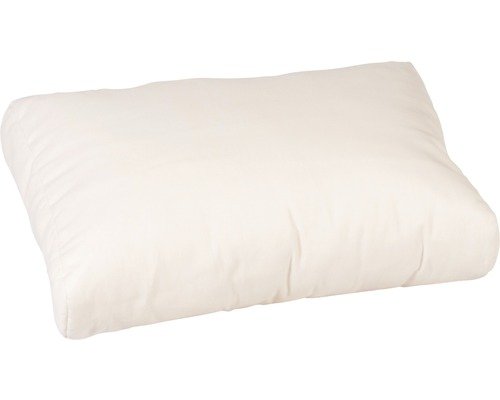Loungekissen Baumwolle 80x40 cm hellbeige