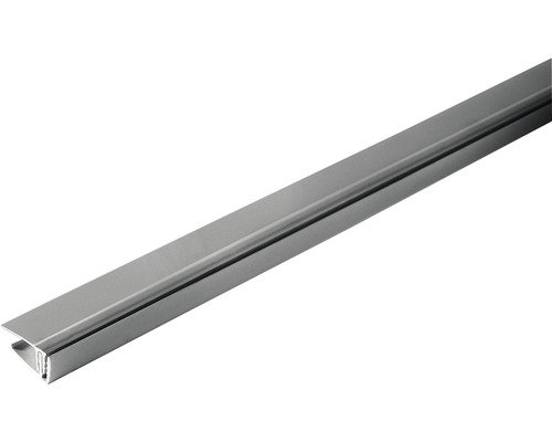 Abschlussleiste Kunststoff Alu für Paneelestärken 5-8 mm 2600 x 20 x 12 mm