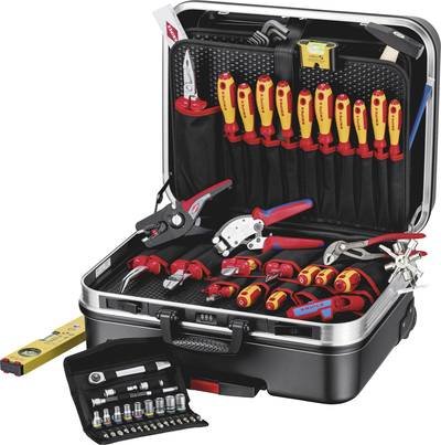 Knipex neu 00 21 06 Elektriker, Handwerker Werkzeugkoffer bestückt (L x B x H) 520 x 430 x 280 mm