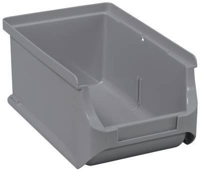Allit 456238 Werkstatt Sichtlagerkasten ProfiPlus Box RE 2 stapelbar (L x B x H) 160 x 102 x 75 mm Grau 1 St.