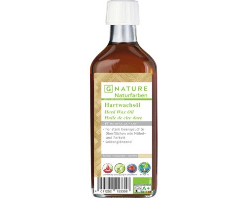 G-NATURE Hartwachsöl Holzfarblos Innen 250 ml