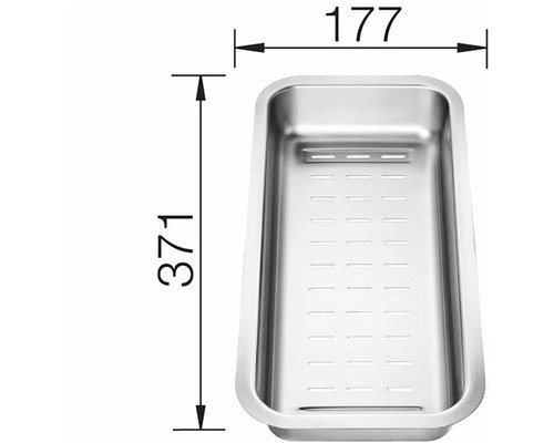 Blanco Multifunktionsschale Edelstahl für ETAGON 226189