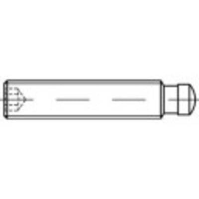 TOOLCRAFT 138194 Madenschraube M8 45 mm Stahl brüniert 10 St.