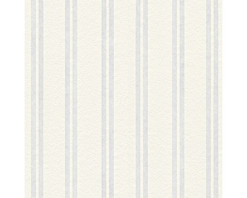Vliestapete 2436-14 Streifen weiss