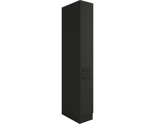 Optifit Apothekerschrank Madrid420 BxTxH 30x57,1x206,8 cm anthrazit matt zerlegt