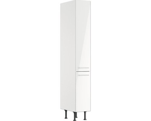 Optifit Apothekerschrank Rurik986 BxTxH 30x58,4x211,8 cm weiss glänzend zerlegt