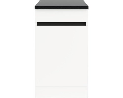 Optifit Spülenschrank Luca932 BxTxH 50x60x88 cm weiss matt zerlegt Anschlag reversibel (links oder rechts montierbar)