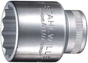 Stahlwille 50 27 03010027 Doppelsechskant Steckschlüsseleinsatz 27 mm 1/2" (12.5 mm)