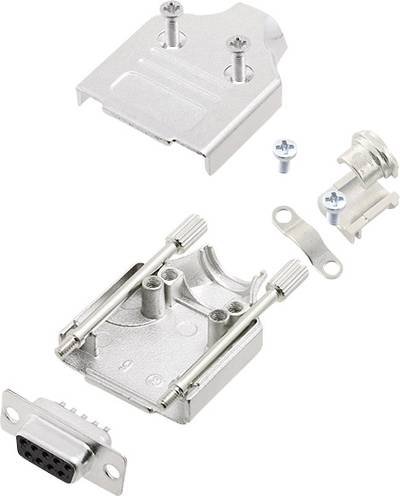 encitech MHDM-09-DMS-K 6355-0006-11 D-SUB Buchsenleisten-Set 180 ° Polzahl: 9 Lötkelch 1 Set