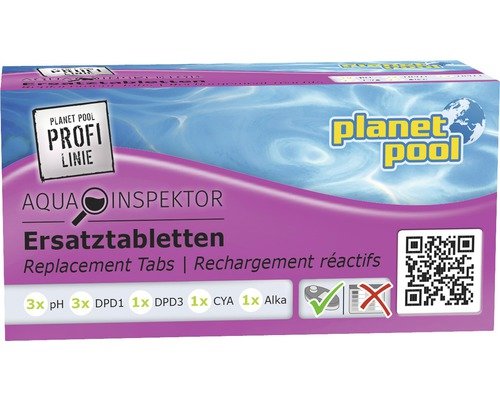 Testtabletten pH/Chlor, 9 Stück