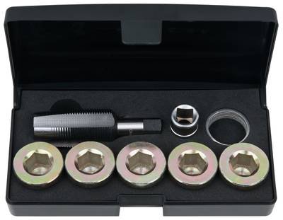 KS Tools 1504950 Ölablassschrauben-Gewindereparatur-Satz, 12-tlg M24 x 1,5