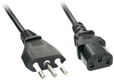 Lindy 30413 2m IEC-Netzkabel, Italien