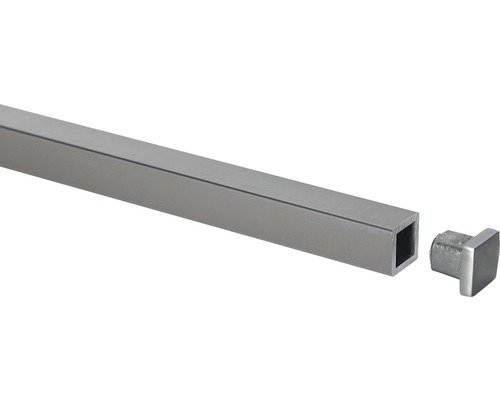 Endkappen für Vierkantstäbe Aluminium Pack=5 Stück (87)
