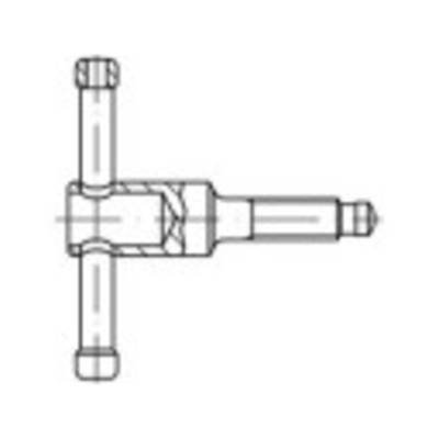TOOLCRAFT 137870 Knebelschraube M16 90 mm DIN 6306 Stahl brüniert 1 St.